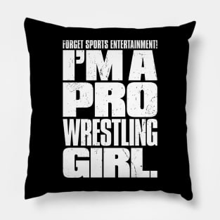 Pro Wrestling Girl Pillow