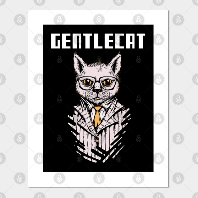 Gentlecat With Glasses And In Suit Funny Cat Funny Cats