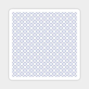 Blue circle Tile Magnet