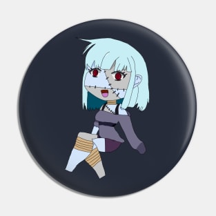 Zombie Girl Pin