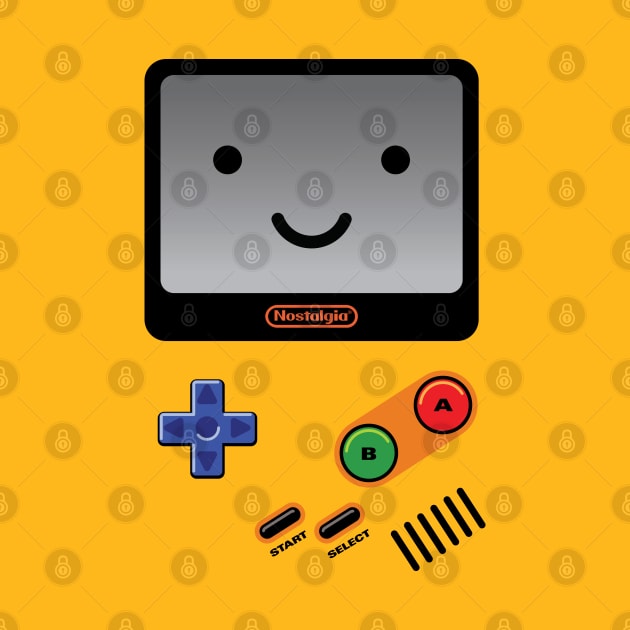 Yellow Boy Brick Game Video Game Nostalgia by vo_maria