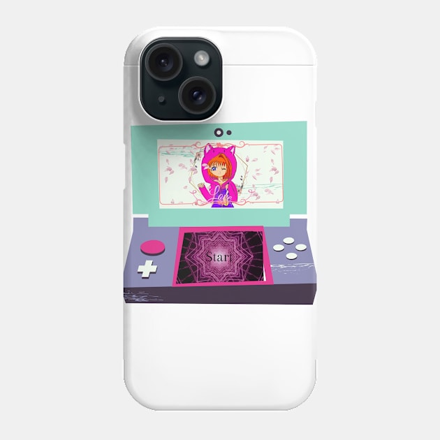 anime arte, girl, cute, gamer Phone Case by Liliartestore