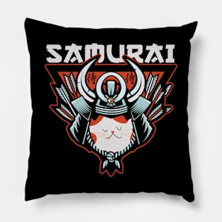 Samurai neko Pillow