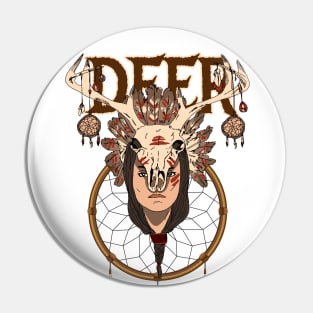 Deer Woman / The Dream Catcher Pin