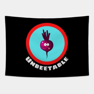 Unbeetable - Beetroot Pun Tapestry