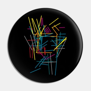 abstract sticks Pin