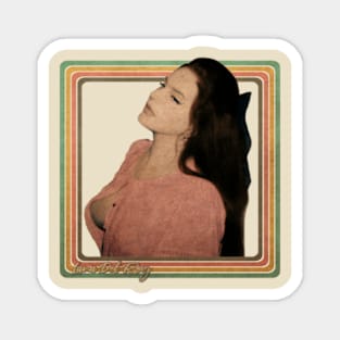 Lana Del Rey Retro Vintage Magnet