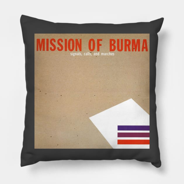 burma Pillow by RisingAboveBedlam