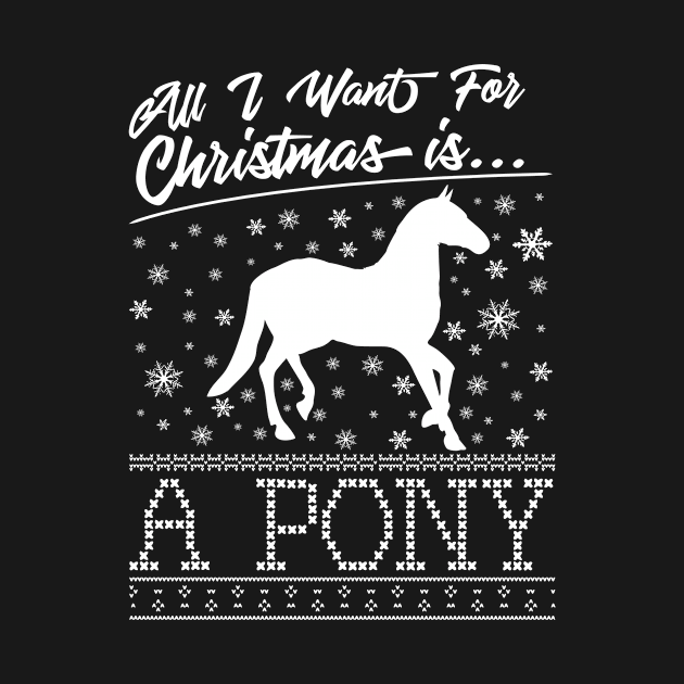 All I Want For Christmas Is A Pony Knit Pattern by Rebus28