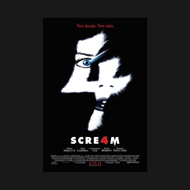 Scream 4 Movie Poster by petersarkozi82@gmail.com
