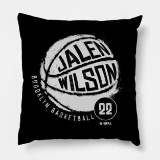 Jalen Wilson Brooklyn Basketball Pillow