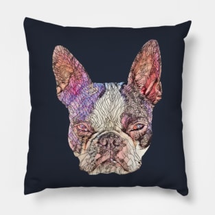 Boston Terrier Dog Pillow