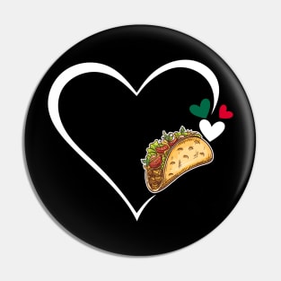 Cinco de Mayo Taco Mexican Food Lover Pin