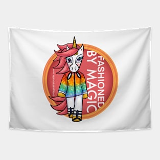 FASHIONed by Magic #2 Fashion Unicorn - Original Illustration Tapestry