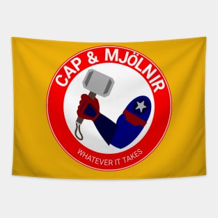 Cap & Mjolnir 2 Tapestry