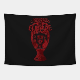 Champions of Europe (red design) Tapestry