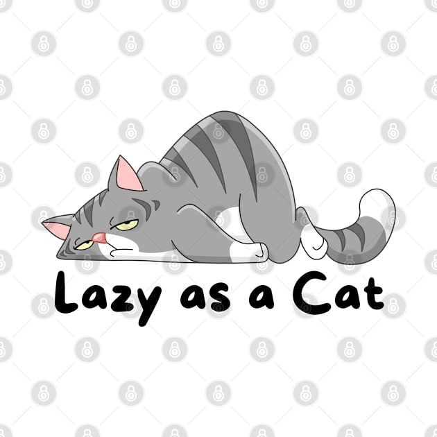 Lazy as a Cat, Lazy Cat Napping by LeahXu