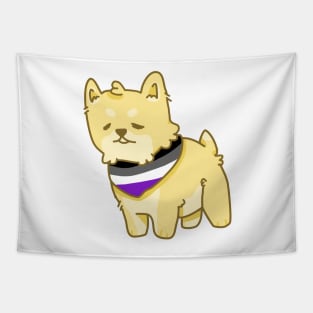 asexual shiba inu Tapestry