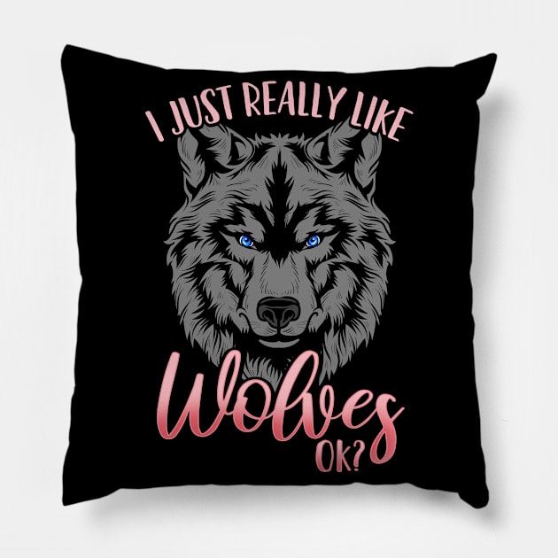 Wolves Wolf Lover Pillow by CreativeGiftShop