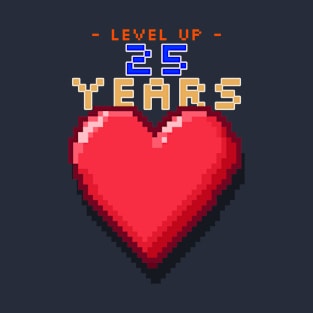 Anniversary - Level Up 25 Years T-Shirt