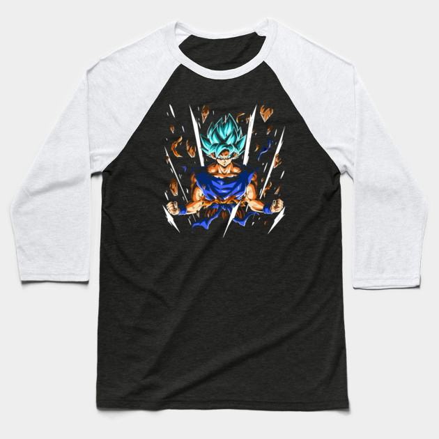 Super Saiyan Blue Son Goku Dragon Ball Super Baseball T Shirt