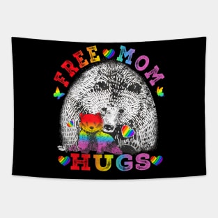 Gay Lgbt Pride Mama Bear For Women Free Mom Hugs Tapestry