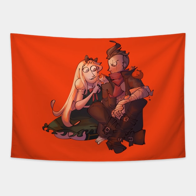 gundam tanaka x sonia nevermind danganronpa Tapestry by LaSark