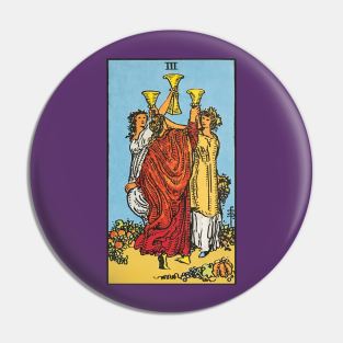 Three of cups Pin