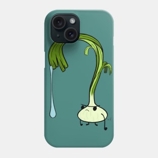 Angry Onion Vegetable Green Cartoon Phone Case