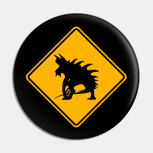 DnD Tarrasque Crossing Pin