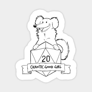 Smaller Print - Chaotic Good Girl Magnet