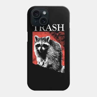 Red Trash Raccoon Phone Case