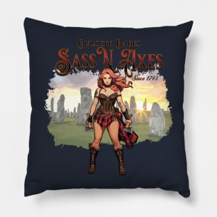 Sass N Axes Pillow