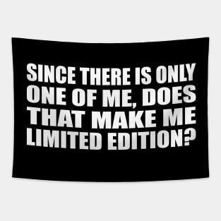 Since there is only one of me, does that make me limited edition Tapestry