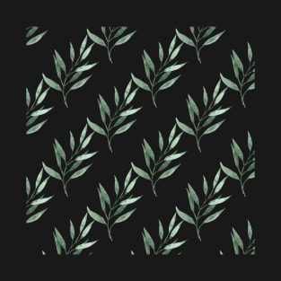 Eucalyptus pattern 2 (invert) T-Shirt