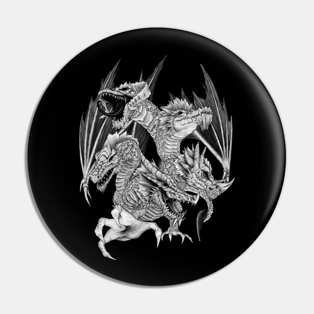 Tiamat Pin by Necropolis by Night
