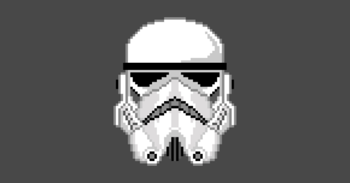 stormtrooper pixel art grid Pixel stormtrooper seç