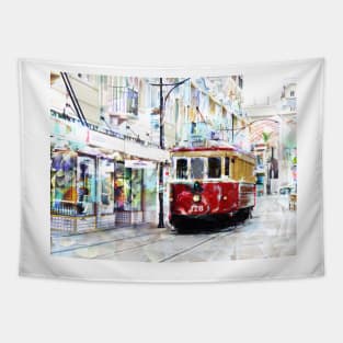 Pushing the Tram Tapestry