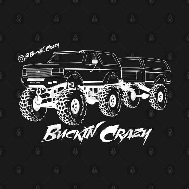 Buckin Crazy Bronco - White Print 2021 by The OBS Apparel