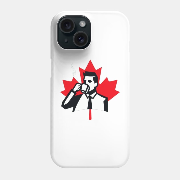 Maple Leaf Coffee Logo Phone Case by Coffee Lover Finds