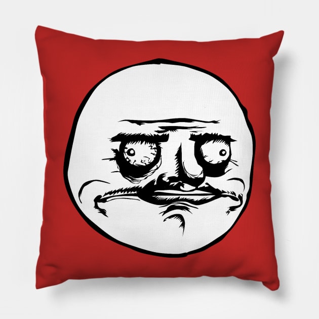 Troll face Pillow by Donkeh23