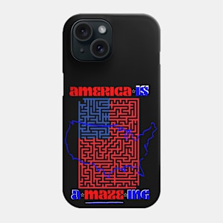 America Is A-Maze-ing Phone Case