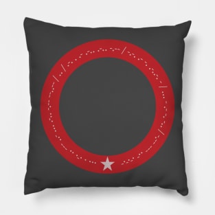 Morse code for: “Seriously, I really can’t stand you”! Red/ grey Pillow