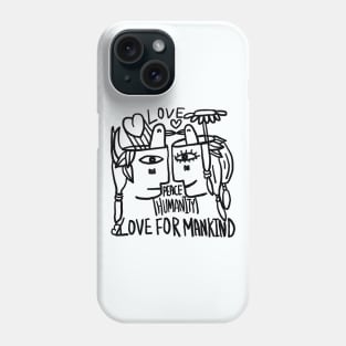 Love for mankind Phone Case