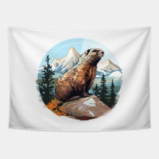 Marmot Tapestry