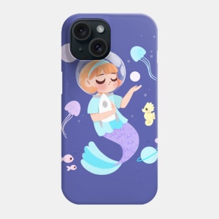 Astronaut Mermaid Phone Case