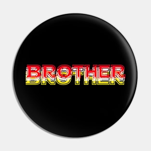 Cool neon retro brother Pin