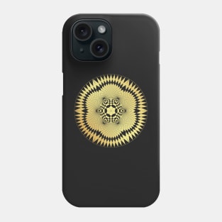 Crop circle. Extraterrestrial minimalistic abstract Phone Case