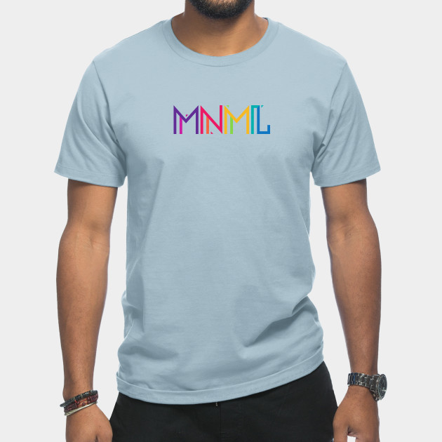 Disover Minimal Type (Colorful) Typography - Design - Minimal - T-Shirt