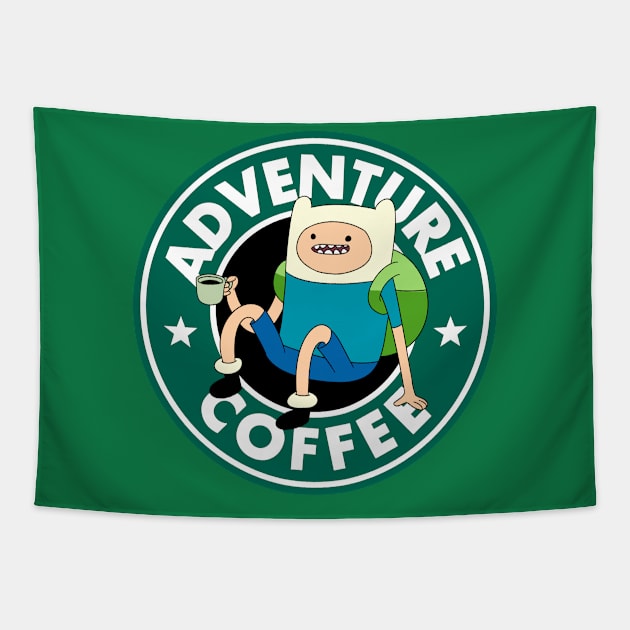 Adventure Coffee Tapestry by peekxel